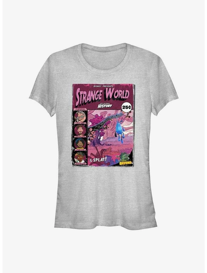 New 😉 Disney Strange World Comic Book Adventuress Girls T-Shirt 👍 1 New 😉 Disney Strange World Comic Book Adventuress Girls T-Shirt 👍