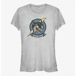 Budget ❤️ Disney Strange World Lightning Lynxes Badge 😍 Girls T-Shirt ✔️