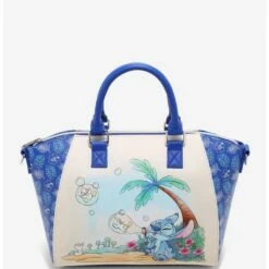 New 👏 Loungefly Disney Lilo & Stitch Bubbles Satchel Bag ✔️