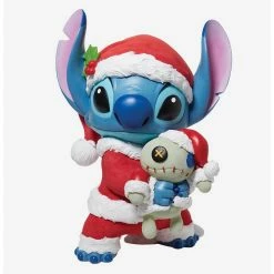 Best Sale 🌟 Disney Lilo & Stitch Santa Stitch Figurine 👍