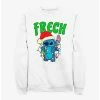Cheapest ⭐ Disney Lilo & Stitch Frech Naughty in German Sweatshirt ✔️