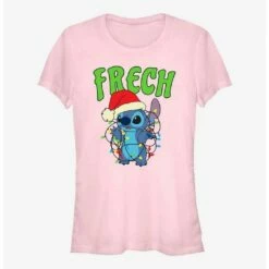 Deals ✔️ Disney Lilo & Stitch Frech Naughty in German ✔️ Girls T-Shirt ✔️