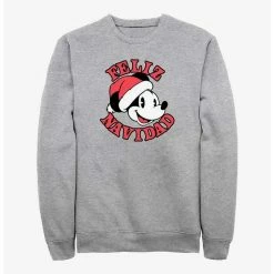 Best deal ⌛ Disney Mickey Mouse Feliz Navidad Merry Christmas in Spanish Sweatshirt 🌟