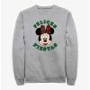 Top 10 💯 Disney Minnie Mouse Felices Fiestas Happy Holidays in Spanish Sweatshirt ⌛