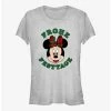 Brand new ❤️ Disney Minnie Mouse Frohe Festtage Happy Holidays in German Girls T-Shirt 👍
