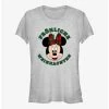 Deals 🔔 Disney Minnie Mouse Frohliche Weihnachten Merry Christmas in German Girls T-Shirt ✔️
