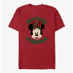 Flash Sale 😉 Disney Minnie Mouse Felices Fiestas Happy Holidays in Spanish T-Shirt 😀