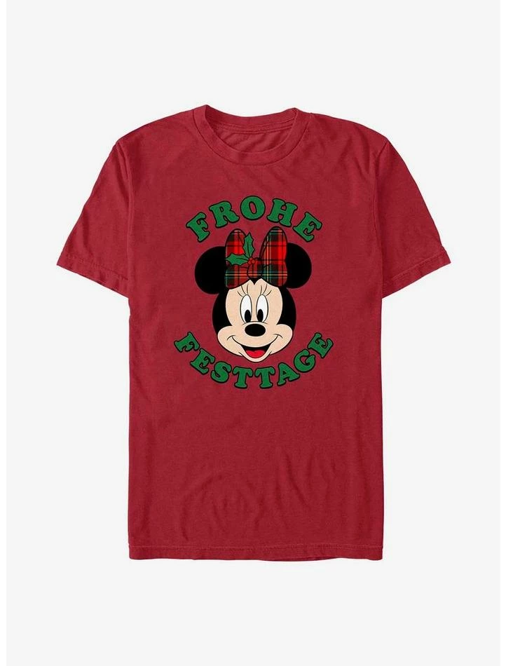 Cheapest π€© Disney Minnie Mouse Frohe Festtage Happy Holidays in German T-Shirt π€© 1 Cheapest π€© Disney Minnie Mouse Frohe Festtage Happy Holidays in German T-Shirt π€©