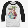 Discount 🧨 Disney Princesses Ariel Tropical Sunset Raglan T-Shirt 🎁