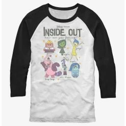 Top 10 👍 Disney Pixar Inside Out All The Feels Raglan T-Shirt 🧨