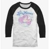 Best Pirce 🥰 Disney The Little Mermaid Faded Ariel Raglan T-Shirt ✔️