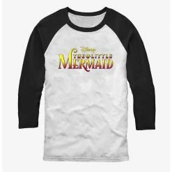 Best Pirce 💯 Disney The Little Mermaid Logo Raglan T-Shirt 🔔