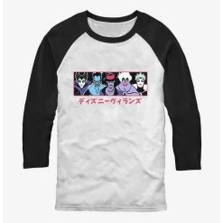 Best deal 🎉 Disney Villains Evil Line Up Raglan T-Shirt ✨