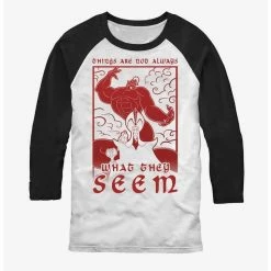 Flash Sale 😉 Disney Villains Jafar Evil Genie Raglan T-Shirt 🎁