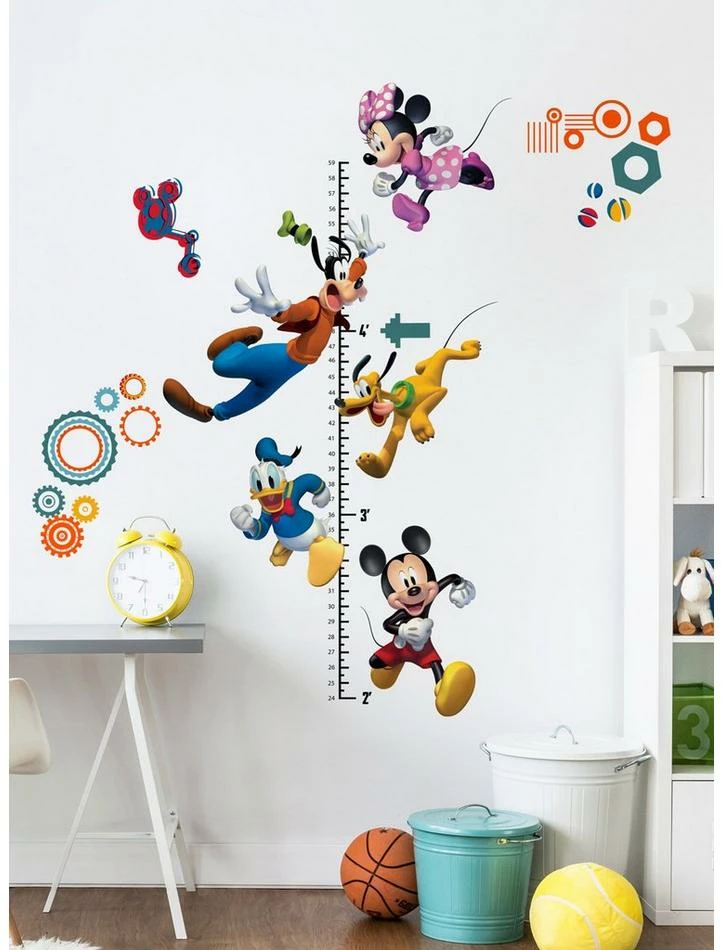 Brand new ✨ Disney Mickey Mouse And Friends Growth Chart Peel And Stick Wall Decals ⭐ 2 Brand new ✨ Disney Mickey Mouse And Friends Growth Chart Peel And Stick Wall Decals ⭐ - Image 2
