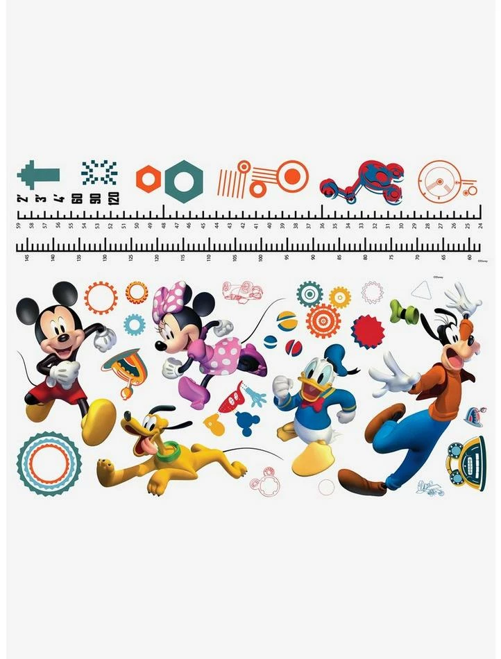 Brand new ✨ Disney Mickey Mouse And Friends Growth Chart Peel And Stick Wall Decals ⭐ 1 Brand new ✨ Disney Mickey Mouse And Friends Growth Chart Peel And Stick Wall Decals ⭐