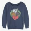 Flash Sale 🎁 Disney The Aristocats Kitten Wreath Girls Slouchy Sweatshirt 🔥