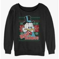 Cheapest ✨ Disney DuckTales Bah Humbug Scrooge Girls Slouchy Sweatshirt 🎉