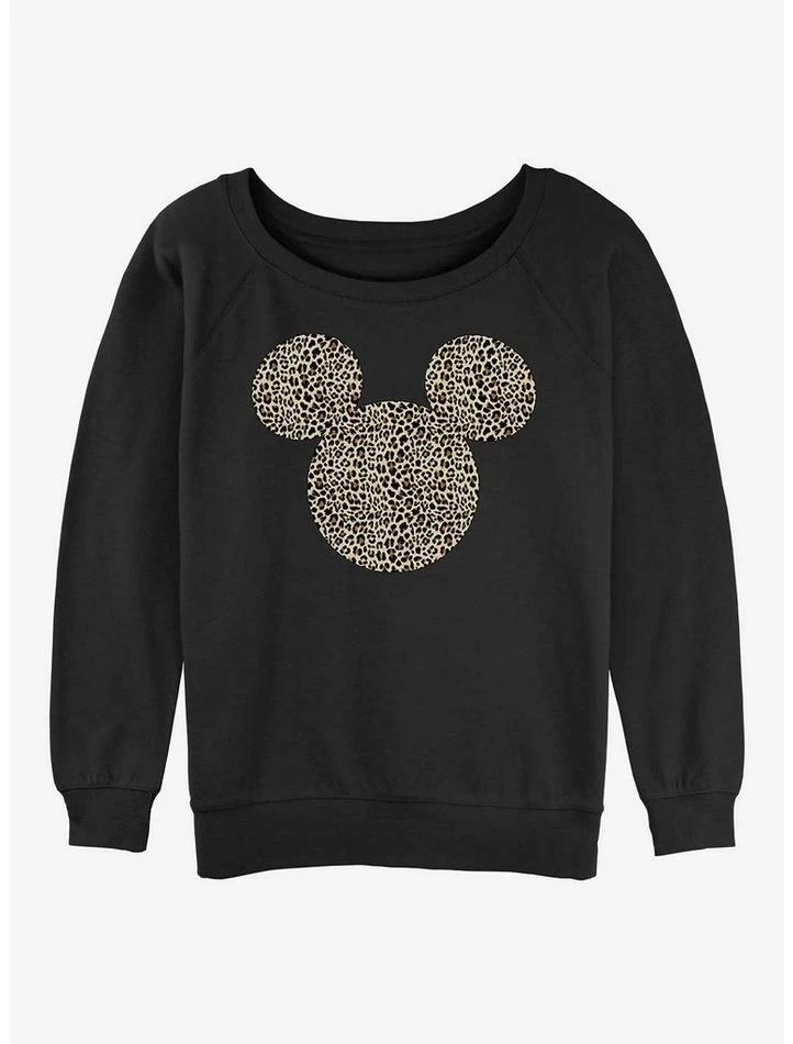 Flash Sale β Disney Mickey Mouse Animal Print Ears Girls Slouchy Sweatshirt π€© 1 Flash Sale β Disney Mickey Mouse Animal Print Ears Girls Slouchy Sweatshirt π€©