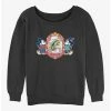 Cheapest ✨ Disney Mickey Mouse Care About You 🤩 Girls Slouchy Sweatshirt ⌛