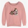 Promo 😀 Disney Mickey Mouse New Year Mickey Girls Slouchy Sweatshirt 🎁