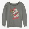 Best reviews of ⭐ Disney Mickey Mouse Santa Mickey 😍 Girls Slouchy Sweatshirt ⌛