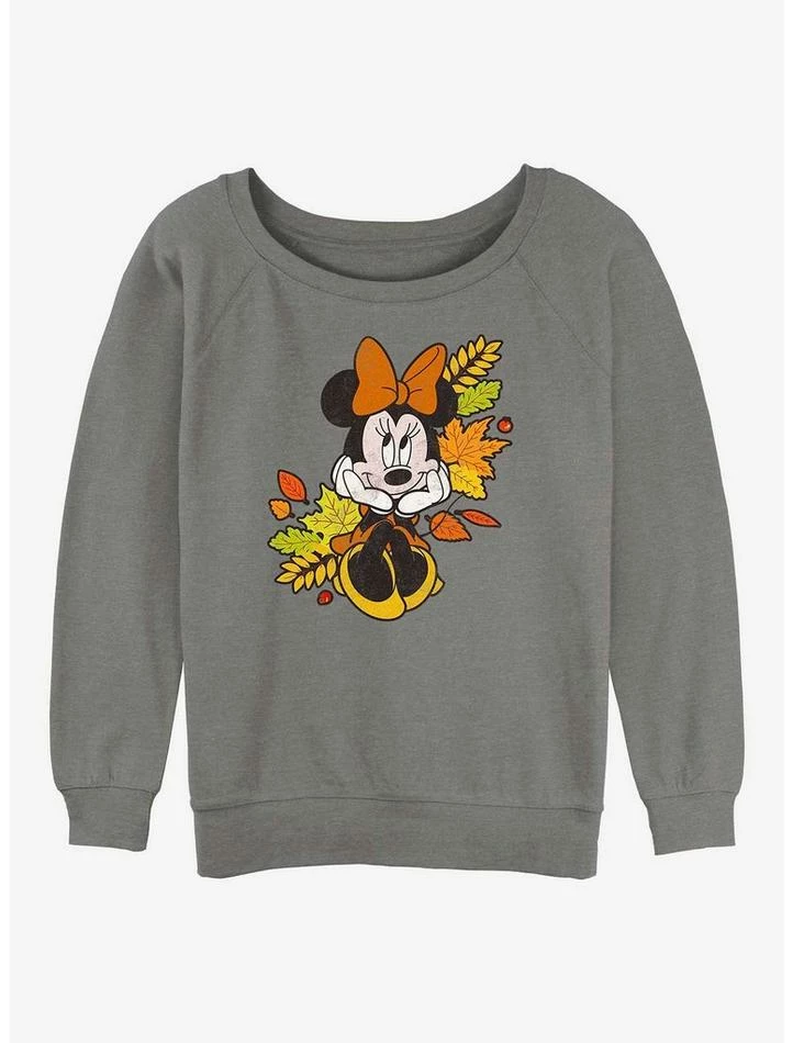 Top 10 π Disney Minnie Mouse Fall Leaves Girls Slouchy Sweatshirt β¨ 1 Top 10 π Disney Minnie Mouse Fall Leaves Girls Slouchy Sweatshirt β¨