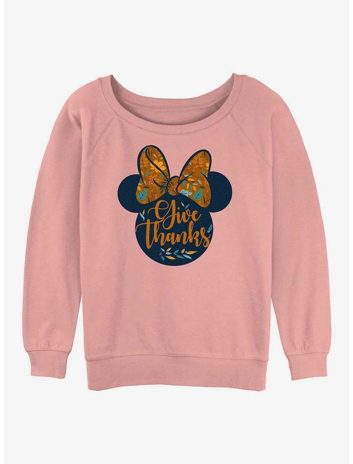 Deals π Disney Minnie Mouse Give Thanks π Girls Slouchy Sweatshirt β 1 Deals π Disney Minnie Mouse Give Thanks π Girls Slouchy Sweatshirt β