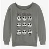 Brand new 👍 Disney The Nightmare Before Christmas Jack Emotions Girls Slouchy Sweatshirt ✨