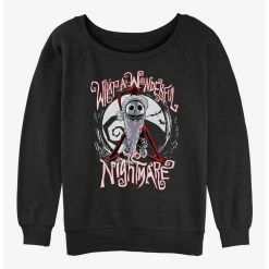 Top 10 ✔️ Disney The Nightmare Before 🔔 Christmas Santa Jack Wonderful Nightmare 💯 Girls Slouchy Sweatshirt ❤️