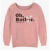 Hot Sale 🛒 Disney Winnie The Pooh More Bothers ⌛ Girls Slouchy Sweatshirt ✔️