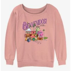 New ✔️ Disney Encanto Destination Casa Girls Slouchy Sweatshirt 🛒
