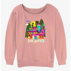 Coupon 🛒 Disney Encanto Home Girls Slouchy Sweatshirt ✨