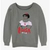 Cheapest ✔️ Disney Encanto Luisa ✔️ Girls Slouchy Sweatshirt ⭐