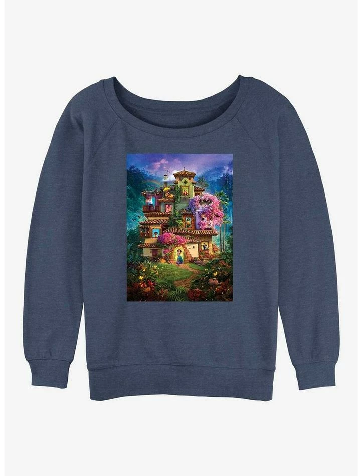 Best deal π Disney Encanto Madrigal House Poster Girls Slouchy Sweatshirt π 1 Best deal π Disney Encanto Madrigal House Poster Girls Slouchy Sweatshirt π