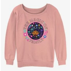 Budget 🌟 Disney Encanto Magic of Family Girls Slouchy Sweatshirt ✨