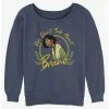 Coupon 🎉 Disney Encanto We Don't Talk About Bruno Girls Slouchy Sweatshirt 🎁