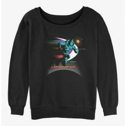 Best Sale ✔️ Disney Pixar Lightyear Buzz Run 🤩 Girls Slouchy Sweatshirt 😀