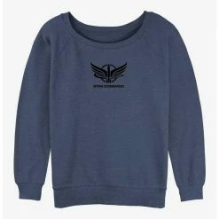 Coupon 💯 Disney Pixar Lightyear Star Command Badge Girls Slouchy Sweatshirt 🎁