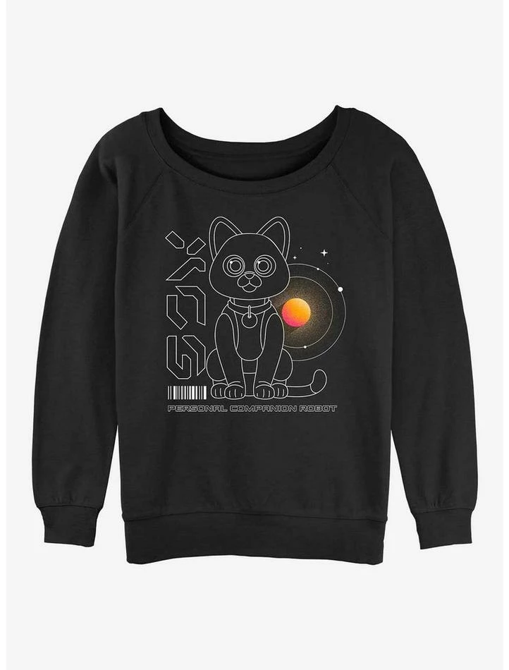 Flash Sale π Disney Pixar Lightyear Sox Robot Cat Girls Slouchy Sweatshirt π― 1 Flash Sale π Disney Pixar Lightyear Sox Robot Cat Girls Slouchy Sweatshirt π―