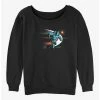 Deals ✔️ Disney Pixar Lightyear Space Walk 🤩 Girls Slouchy Sweatshirt 💯