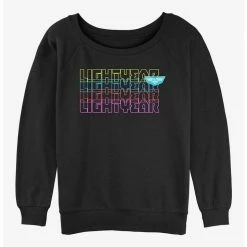 Coupon ❤️ Disney Pixar Lightyear Stacked Logo Girls Slouchy Sweatshirt 😀