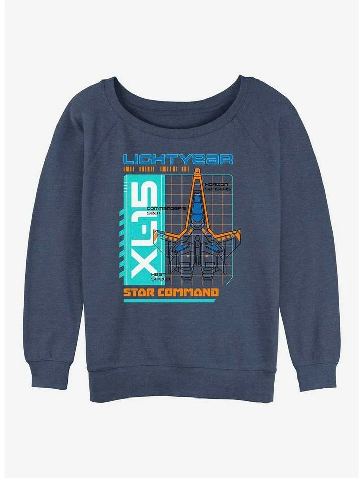 Budget β€οΈ Disney Pixar Lightyear XL-15 Schematic Girls Slouchy Sweatshirt π₯° 1 Budget β€οΈ Disney Pixar Lightyear XL-15 Schematic Girls Slouchy Sweatshirt π₯°