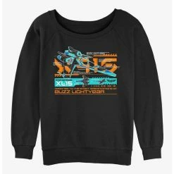 Budget 😍 Disney Pixar Lightyear XL-15 Spaceship Girls Slouchy Sweatshirt 🎁
