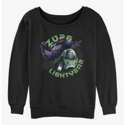 Discount ✔️ Disney Pixar Lightyear Zurg and Buzz Girls Slouchy Sweatshirt 👍