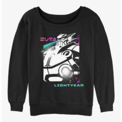 New ✨ Disney Pixar Lightyear Zurg Portrait Girls Slouchy Sweatshirt 😀