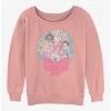 Best Sale ✔️ Disney Princesses Holiday Wreath 😍 Girls Slouchy Sweatshirt ⭐