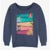 Cheap ⌛ Disney Princesses Princess Adjectives 😉 Girls Slouchy Sweatshirt ⌛