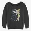 Brand new ✨ Disney Tinker Bell Snow Good 🎉 Girls Slouchy Sweatshirt 🤩