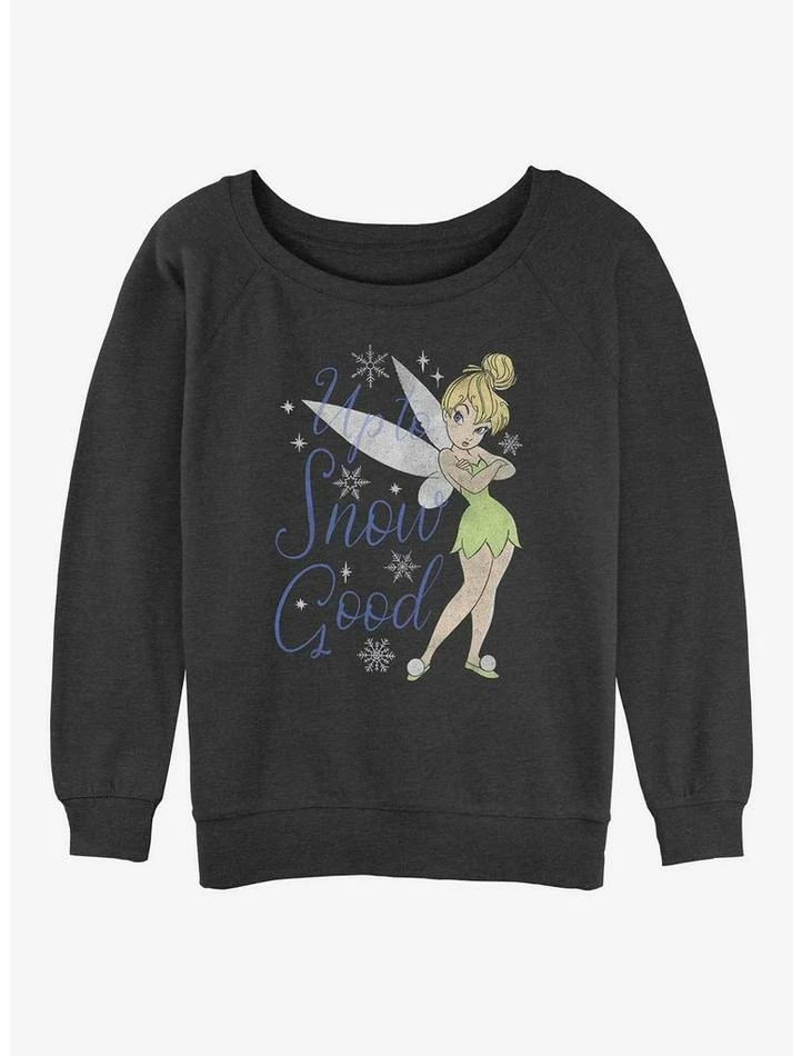 Brand new โจ Disney Tinker Bell Snow Good ๐ Girls Slouchy Sweatshirt ๐คฉ 1 Brand new โจ Disney Tinker Bell Snow Good ๐ Girls Slouchy Sweatshirt ๐คฉ